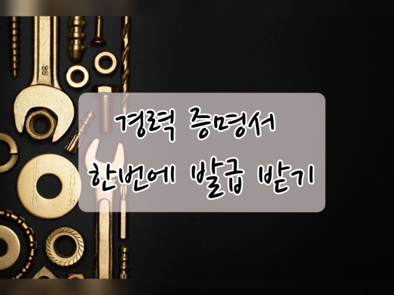 공무원 경력증명서 인터넷발급 경력 증명서 인터넷 발급받기 | 3