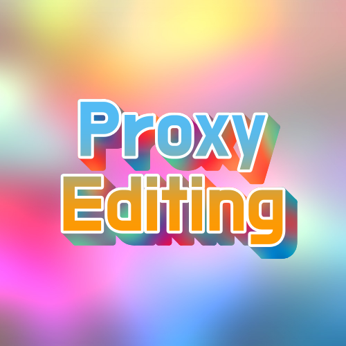 프록시 편집(Proxy Editing)
