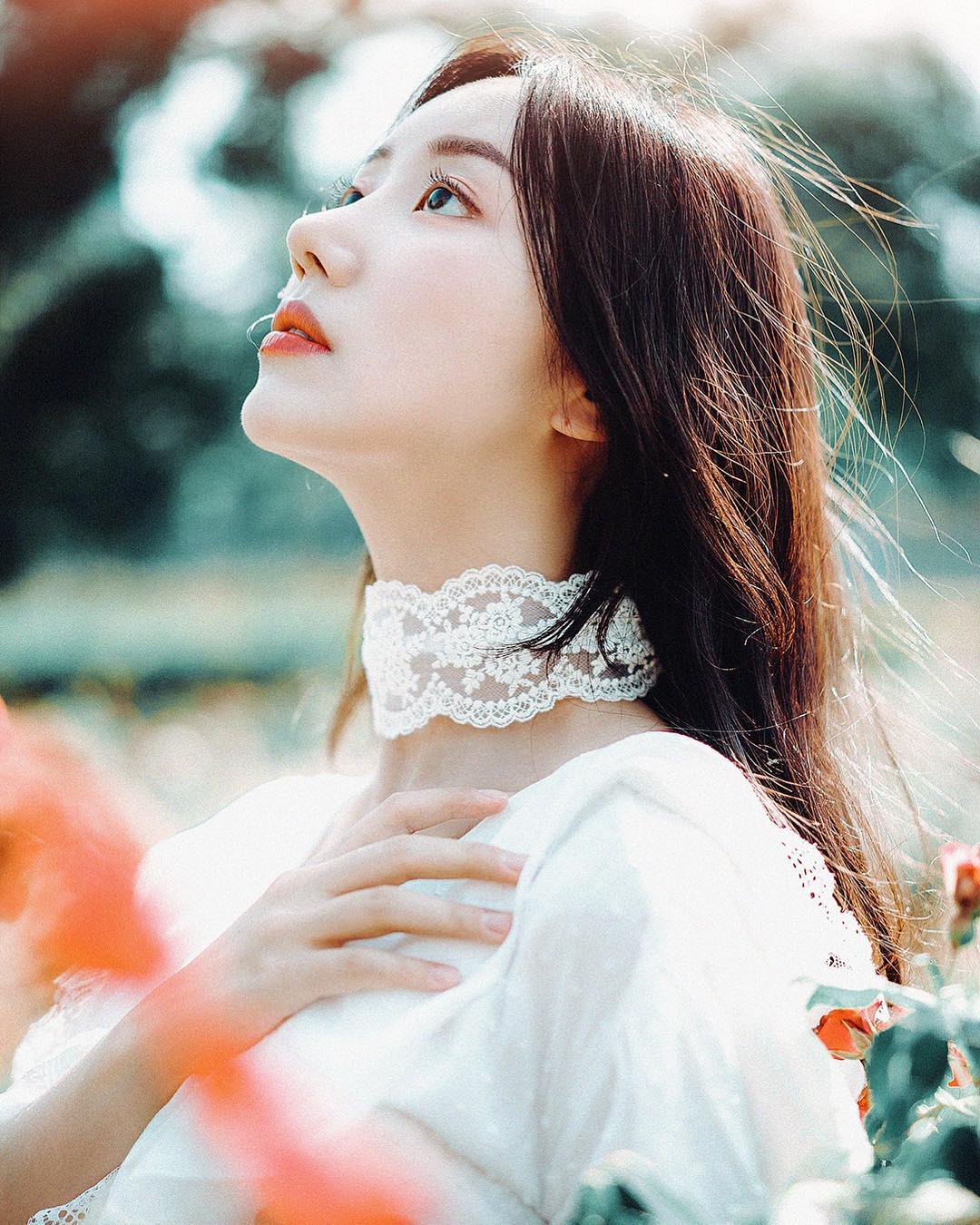  분위기 있는 모델 남하린 인스타그램 셀카 사진