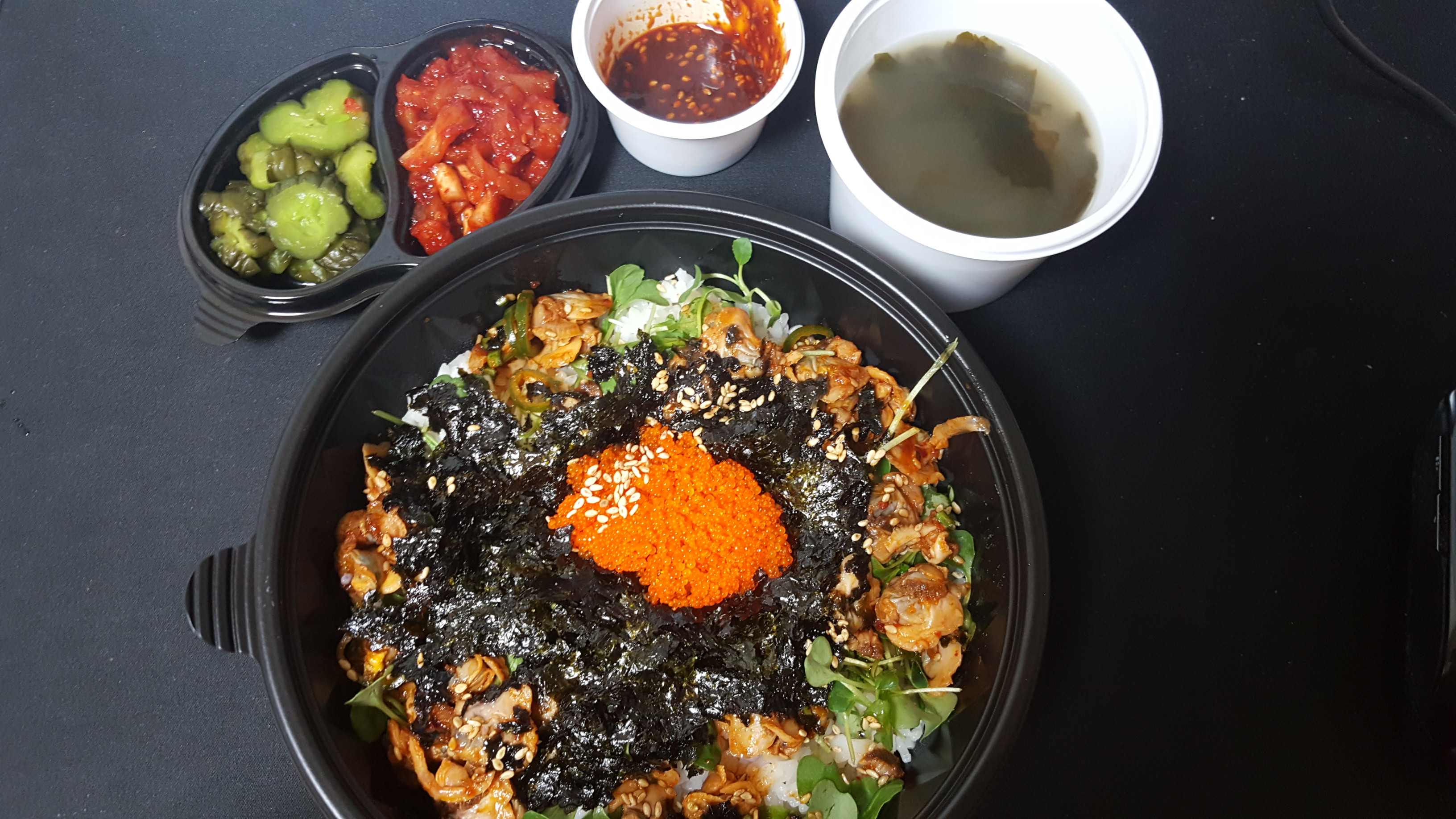 배달의 민족 어플로 꼬막비빔밥+소고기미역국 배달시켜먹기