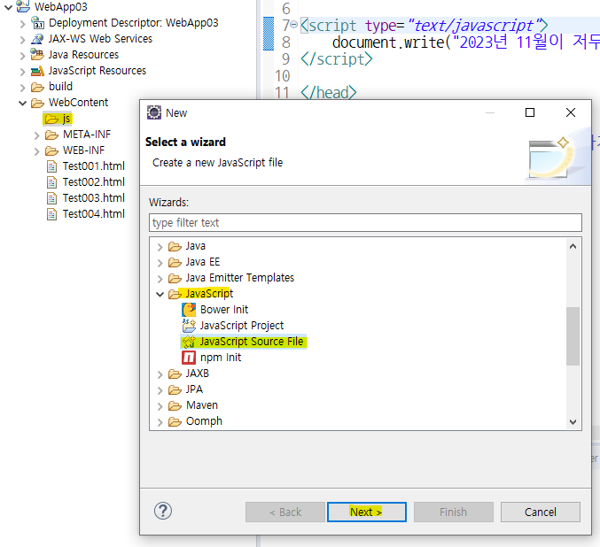 (68)[Web]3일차: Javascript 개요 및 기본문법 / F_WebApp03>Test001~Test014