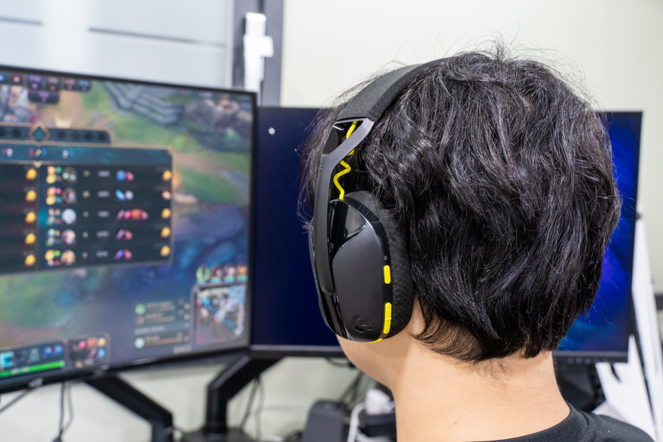 G435 블랙 가볍게 집중하다 게이밍 헤드셋 로지텍 2