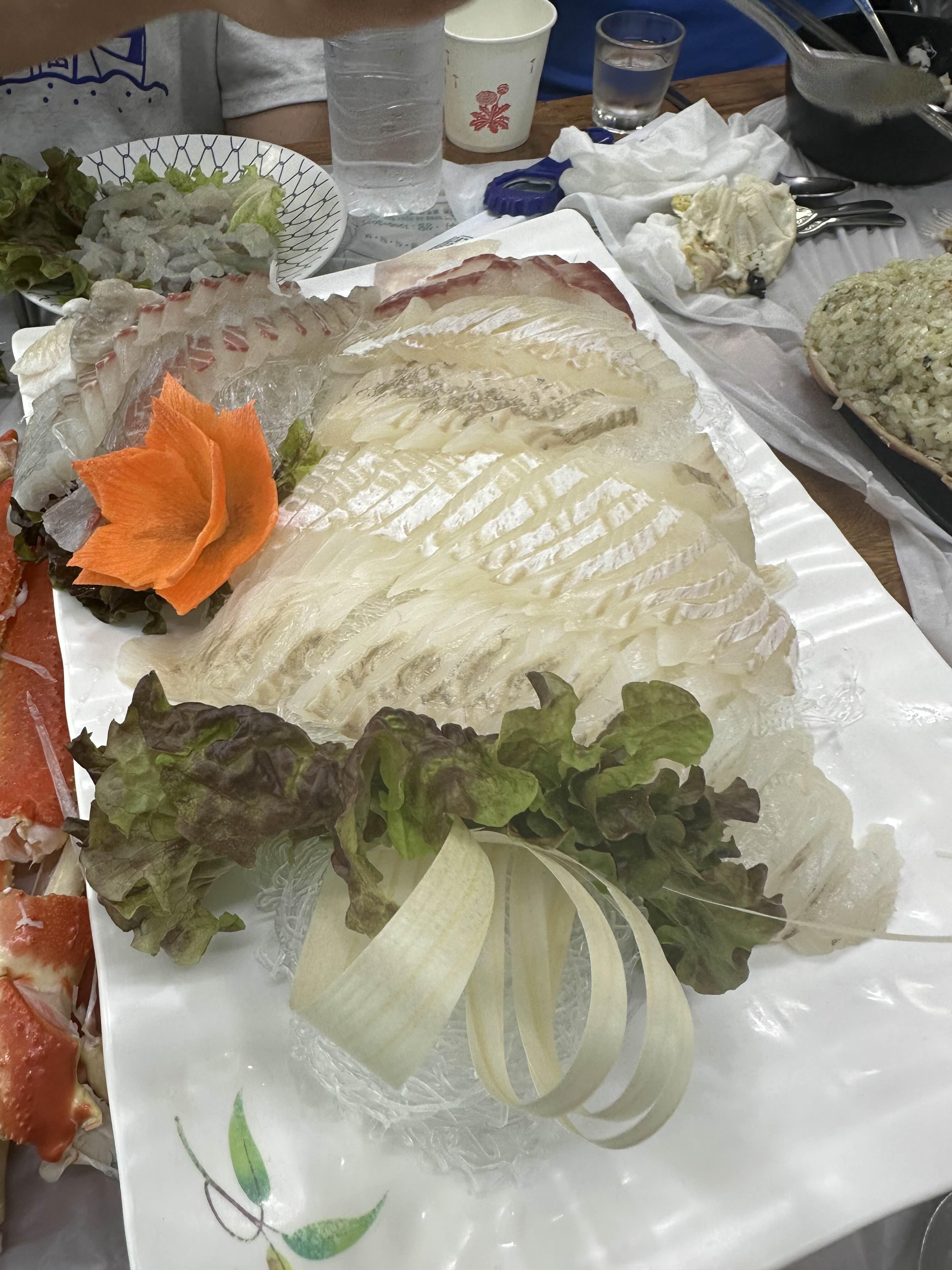 봉포해변 횟집 모듬회