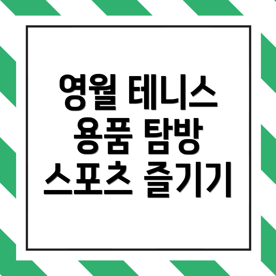 영월군 테니스 용품