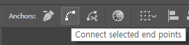 Connect selected end points
