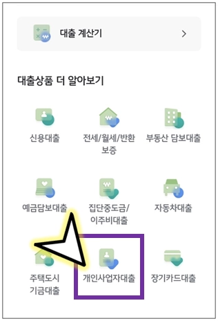 개인사업자대출-선택