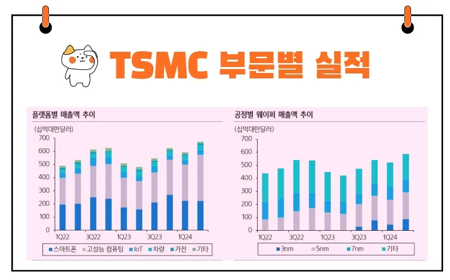 TSMC 부문별 실적