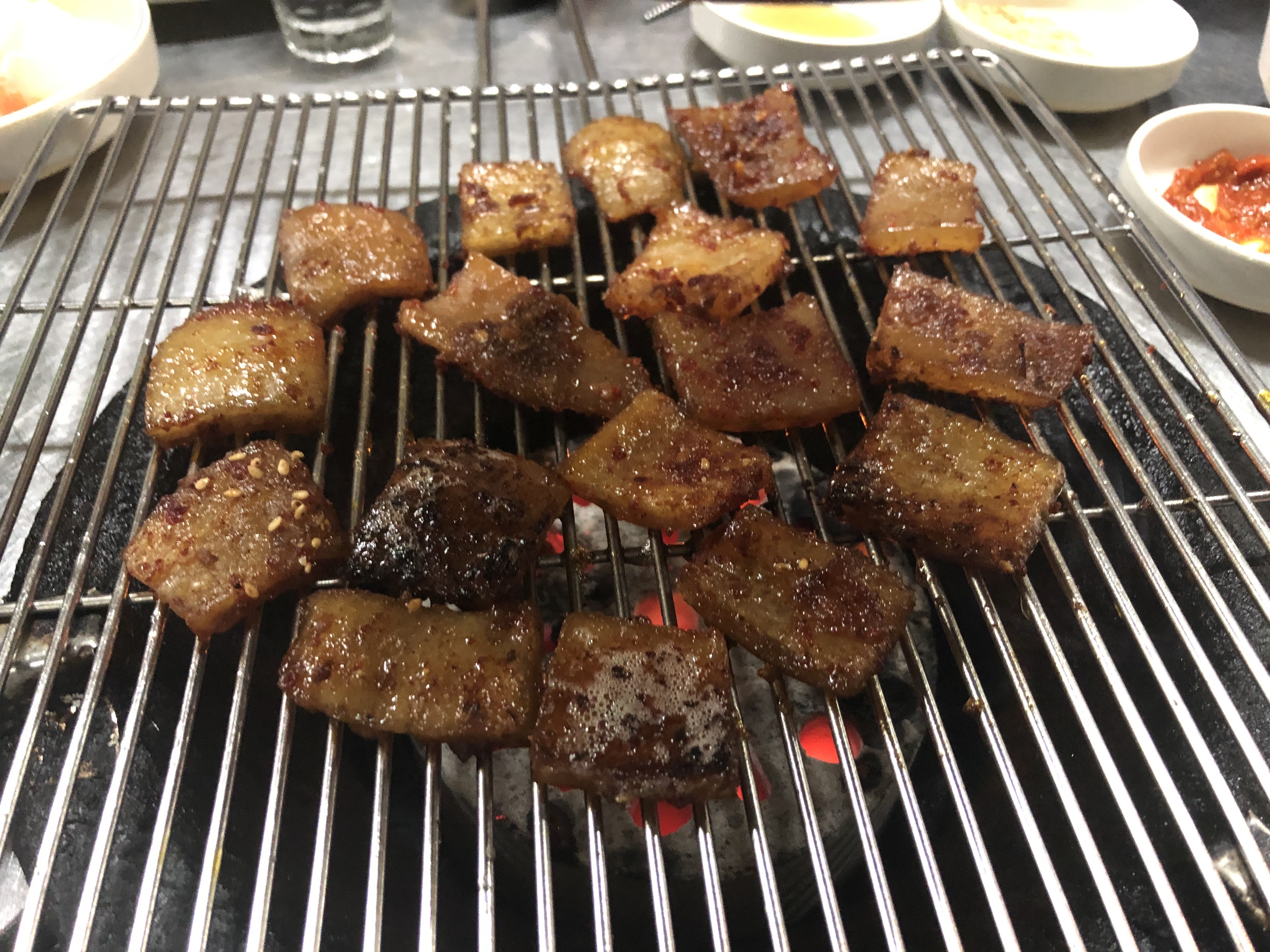  돼지껍데기 돼지막창 맛집 (인천 부평 산곡역) 포장마차 본전집