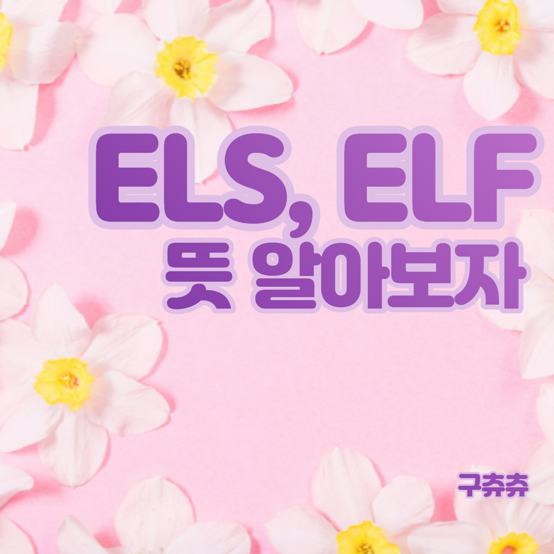  ELS, ELF 뜻 알아보자