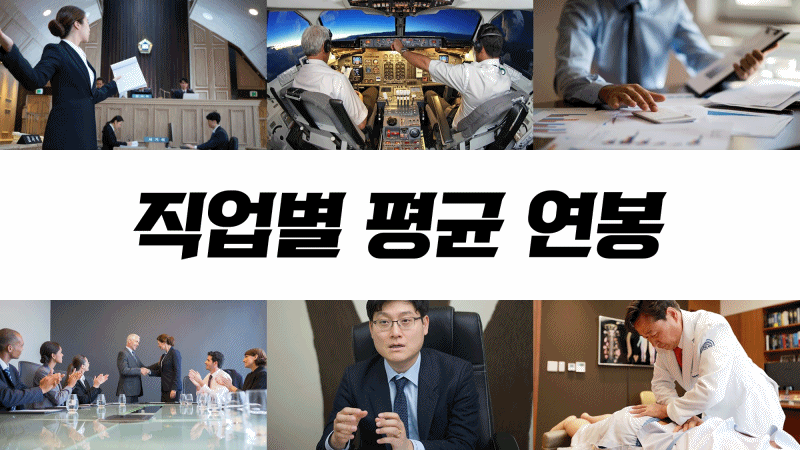  직업별 평균 연봉 순위 (1위 ~ 600위) 및 상위 1% 고액 연봉 직업군