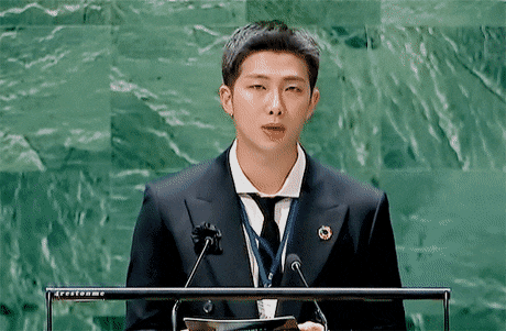  RM, 대한민국 대통령 특사 방탄소년단입니다