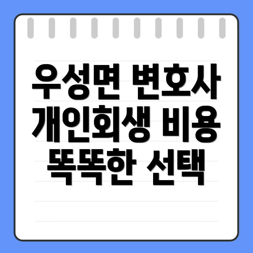 개인회생 변호사 비용