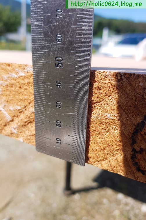 수제도마 / 베이커리 도마 - 의정부시 오목로 빵집 도마 / 적삼목원목 / 대형도마 / 5