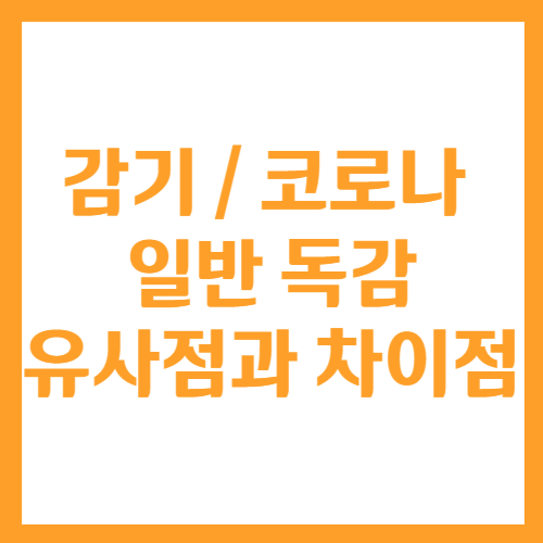 코로나&#44; 일반 독감&#44; 감기: 비교로 알아보는 유사점과 차이점
