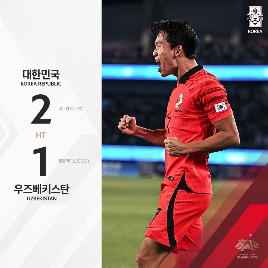 아시안게임 축구 결승전 한일전 일본전