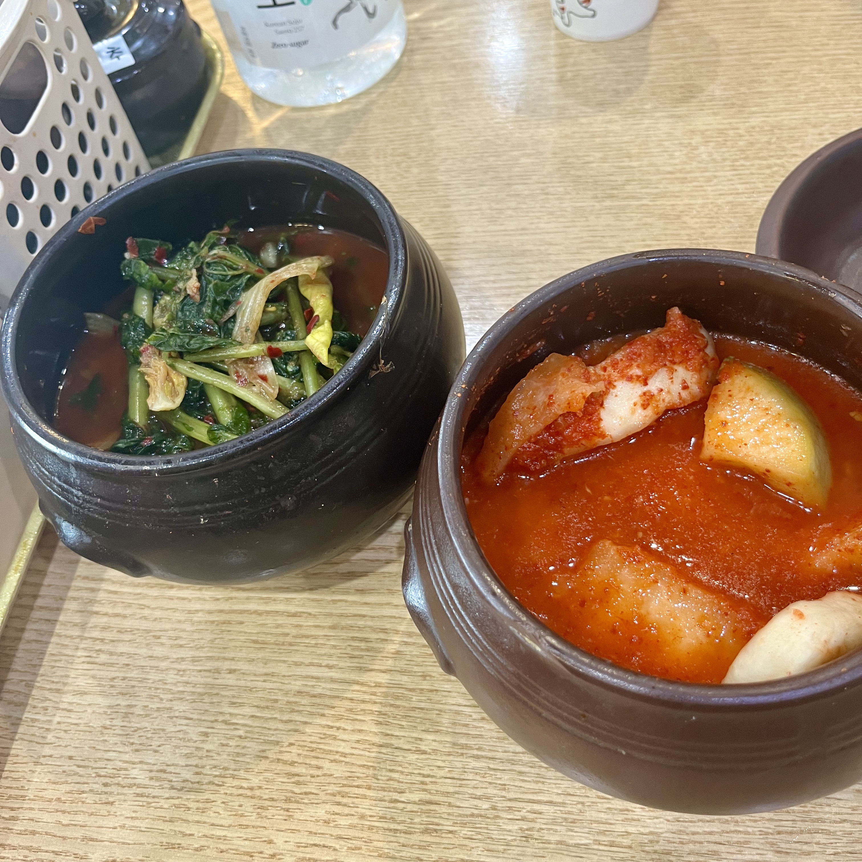 깍두기와 열무김치 사진