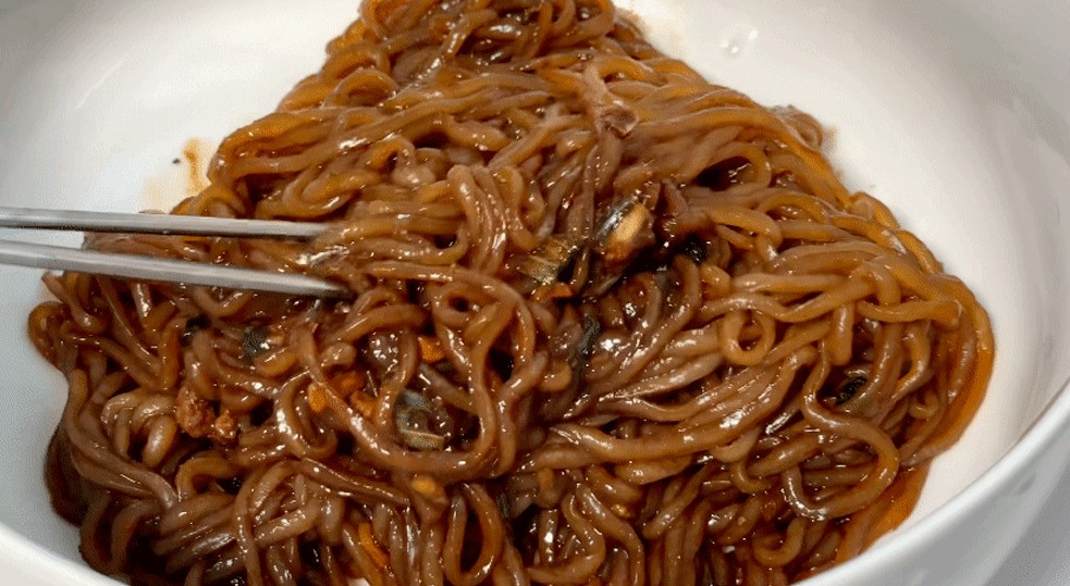 짜장면 곱빼기 대용 - 발효곤약 짜장면 