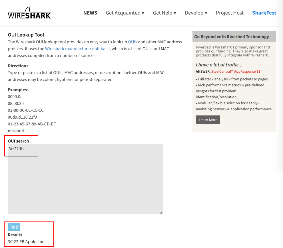 2. WIRESHARK 사이트 이용