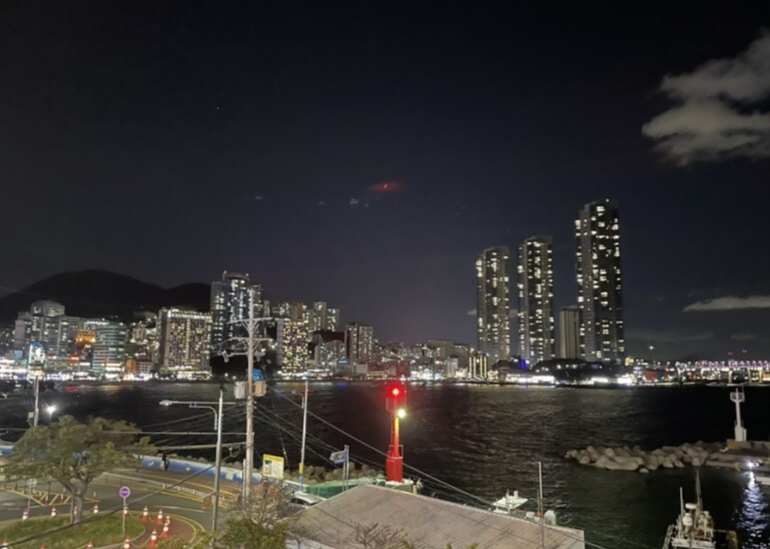 부산 송도 야경