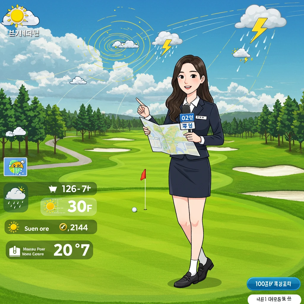 세이지우드 여수 경도cc 골프장 날씨 정보 0425-0502