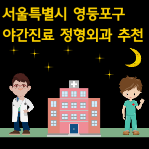 서울 영등포구 정형외과 야간진료