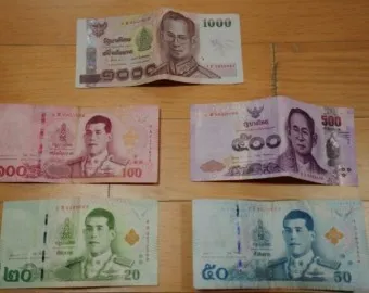 태국 화폐 THB 바트 종류 단위 환율 환전 계산법_2