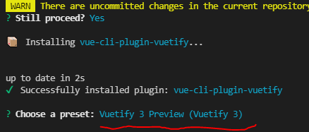  vue3 [Vuetify 적용 오류] ValidationError: Progress Plugin Invalid Options 해결방법 [해결완료]
