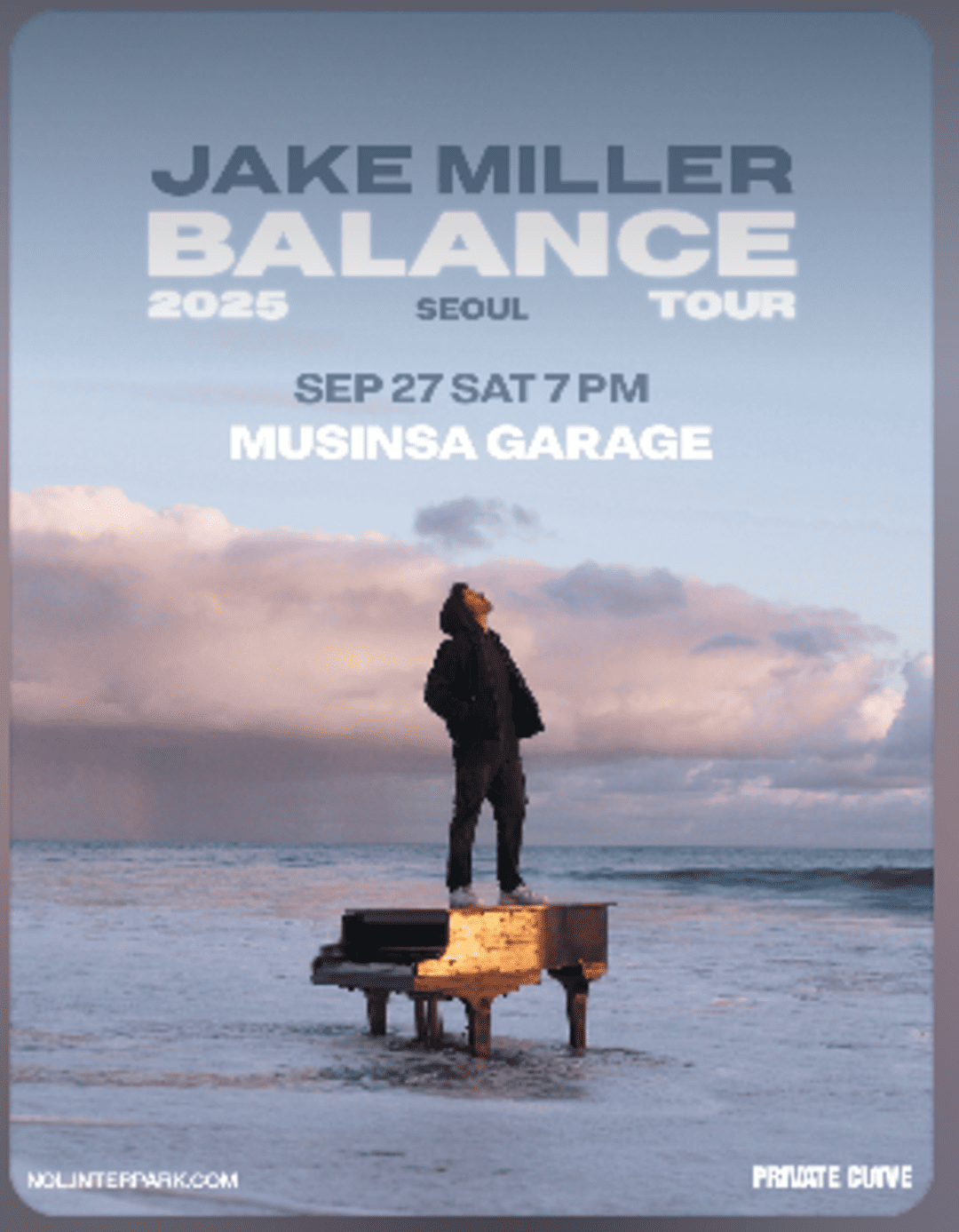 제이크 밀러 첫 단독 내한공연 JAKE MILLER BALANCE TOUR 2025