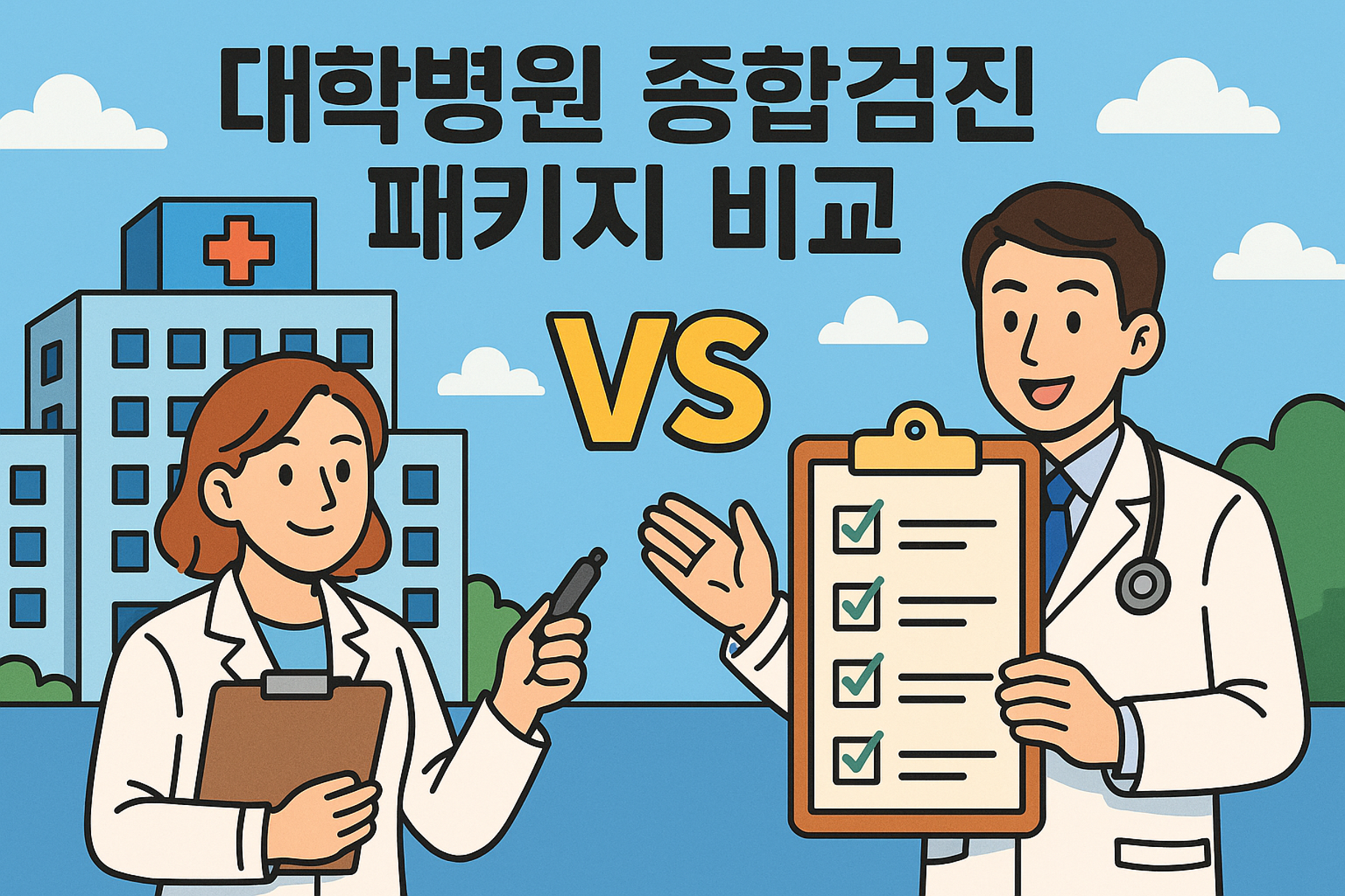 대학병원 종합검진 패키지 비교