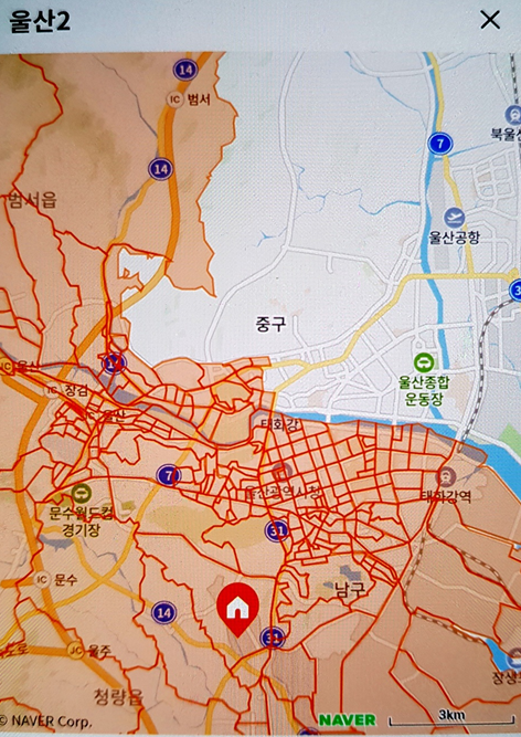 울산2캠프 배송지역 이미지2