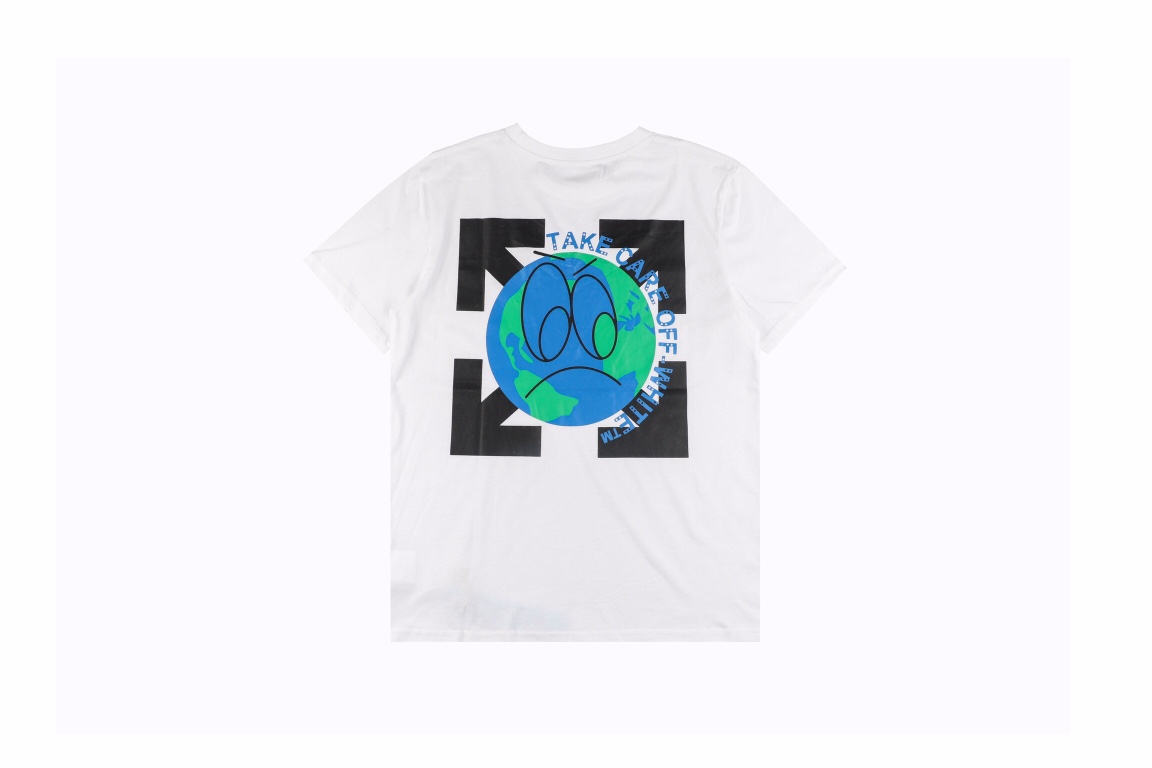  [OFF WHITE] 오프화이트 테이크 케어 반팔 티셔츠 (2 COLOR)