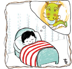 용꿈돼지꿈 이미지