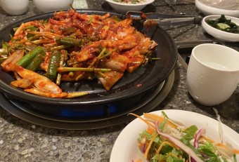 오징어불고기백반