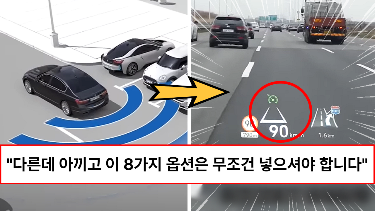 “돈때문에 안 넣으면 1000% 후회합니다” 차살때 넣지 않아서 땅치고 후회한다는 선호도가 가장 높은 자동차 옵션 8가지