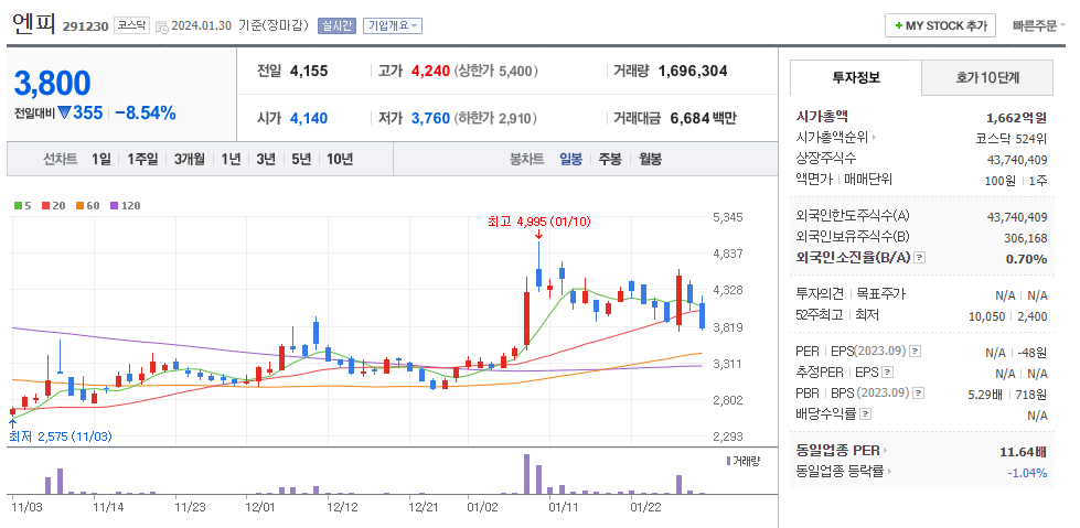 엔피(애플 비전프로 관련주)