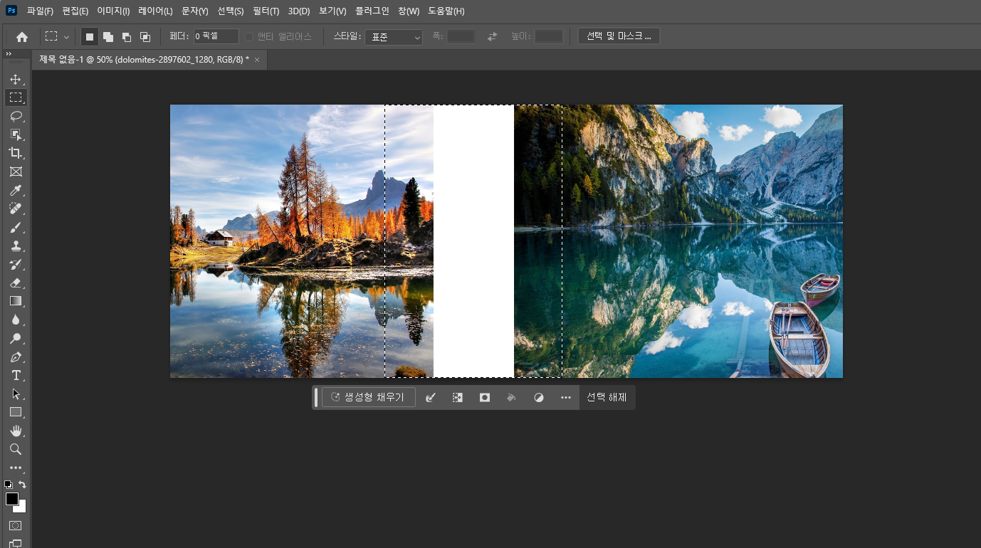 포토샵에서 생성형 채우기 도구를 사용하는 방법 사진 5