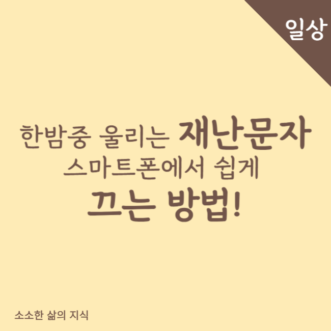 재난문자 썸네일
