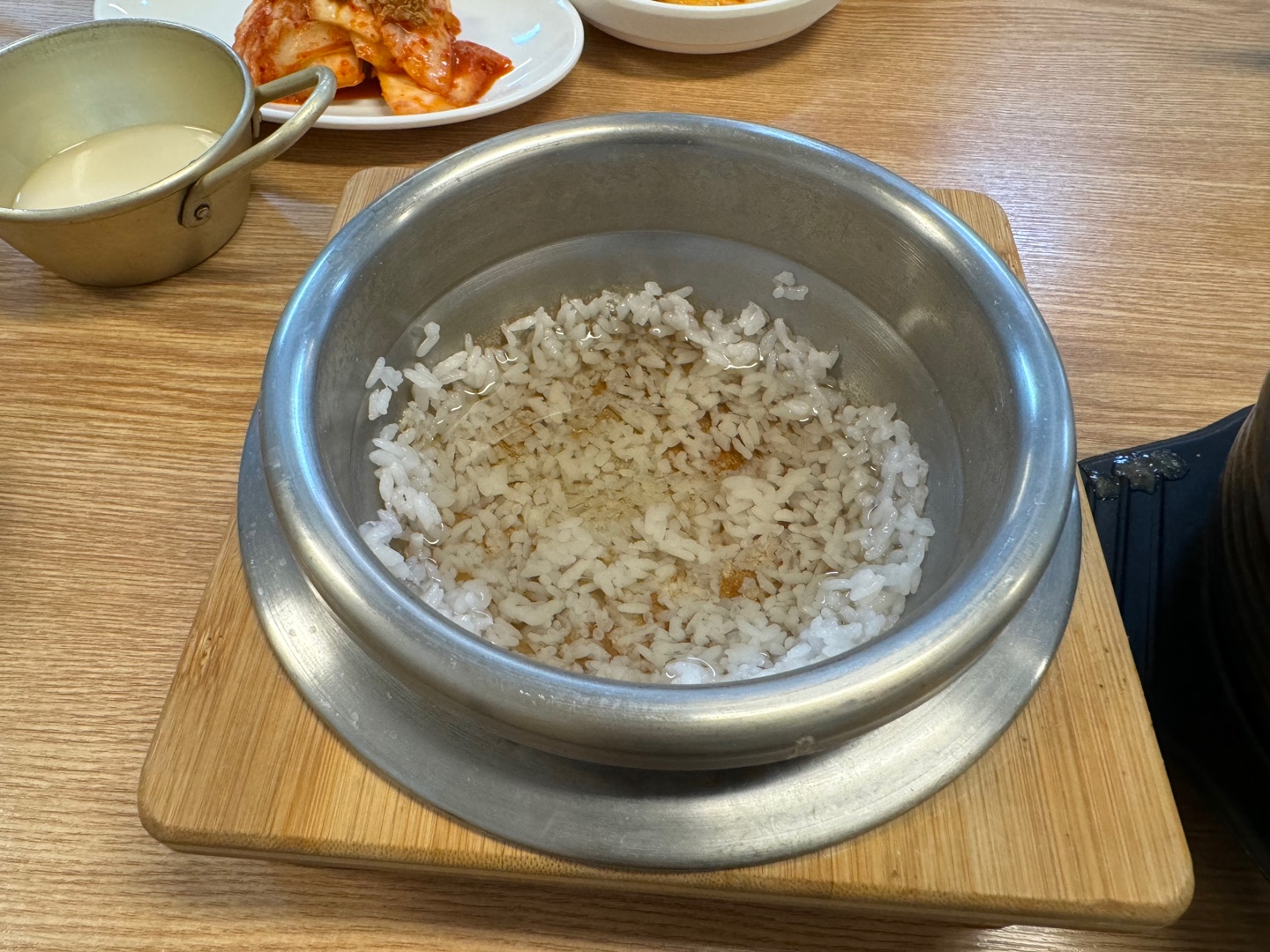 후식은 역시 숭늉