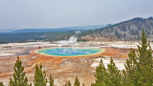 Grand Prismatic Spring Overlook