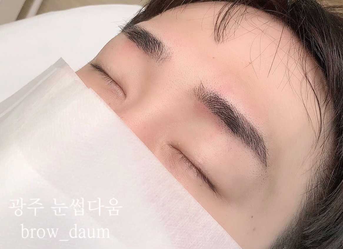  광주남자눈썹문신 잘하는곳 눈썹다움 추천