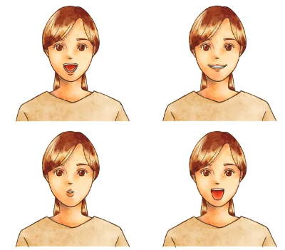 입 주위를 단련하는 운동