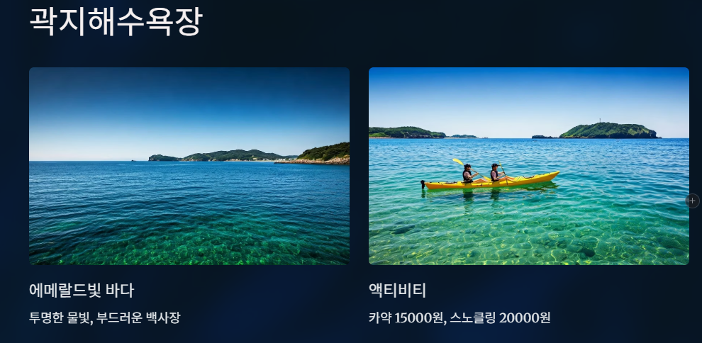 곽지해수욕장