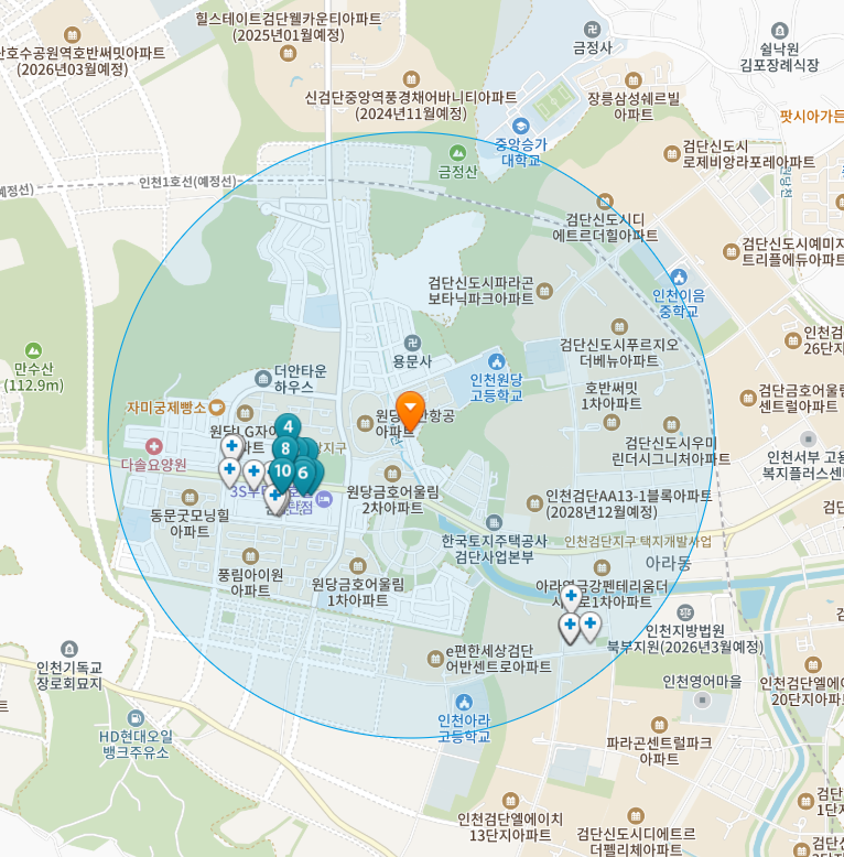 인천 서구 원당동 일요일 진료 휴일 문 여는 병원