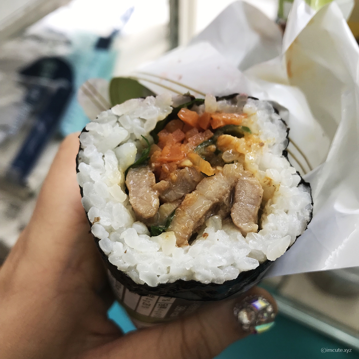  삼겹살김밥 존맛탱! GS 편의점 김밥 추천 해요