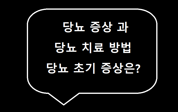  당뇨병 증상 과 당뇨병 치료 방법 당뇨에 좋은 음식