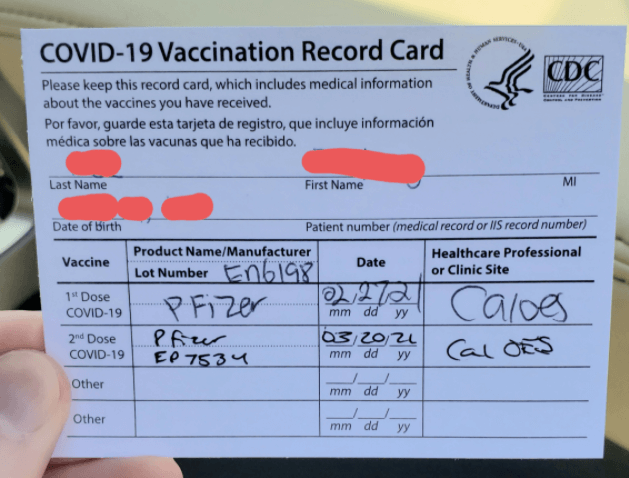 미국에서-화이자-백신을-접종하고-나면-주는-카드