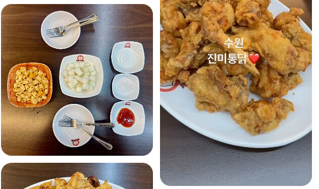 생방송 투데이 촬영해도 될까요 수원 맛집 1002 통닭 돈까스 베이글 카페