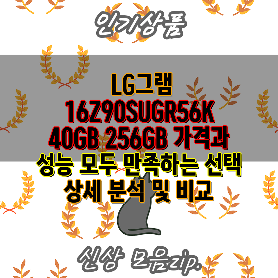  LG그램 16Z90SUGR56K 40GB 256GB 