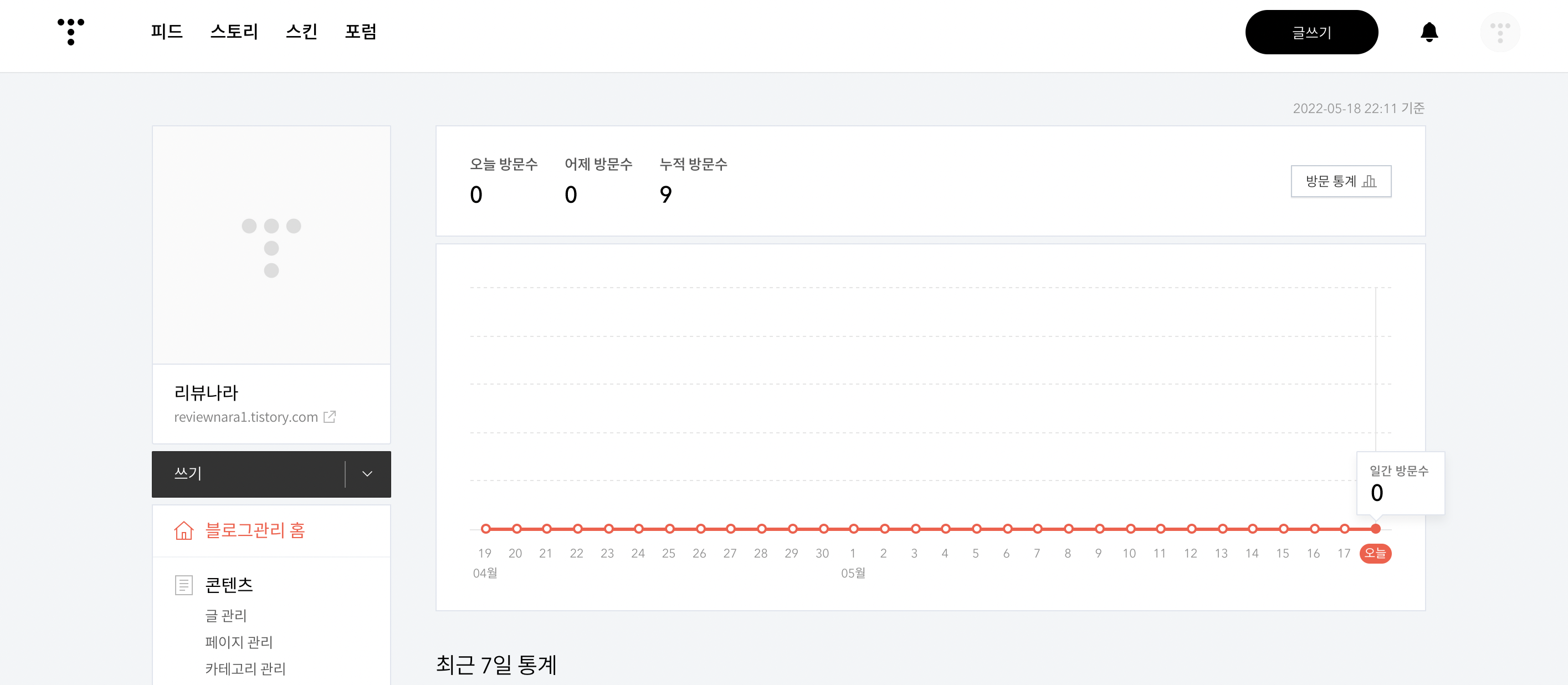  [블로그]티스토리 블로그 삭제하는 방법
