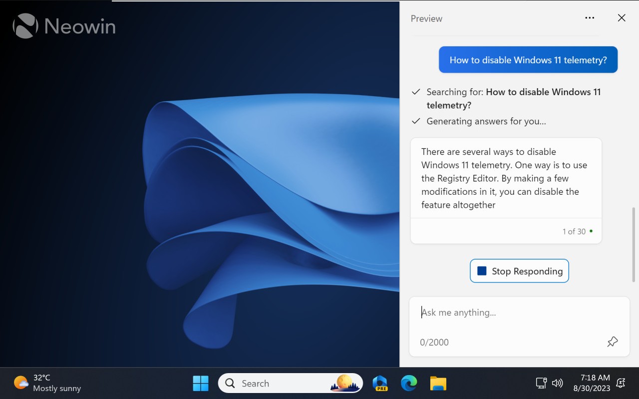 Microsoft가 Cortana를 대체하는 Windows Copilot을 소개합니다.